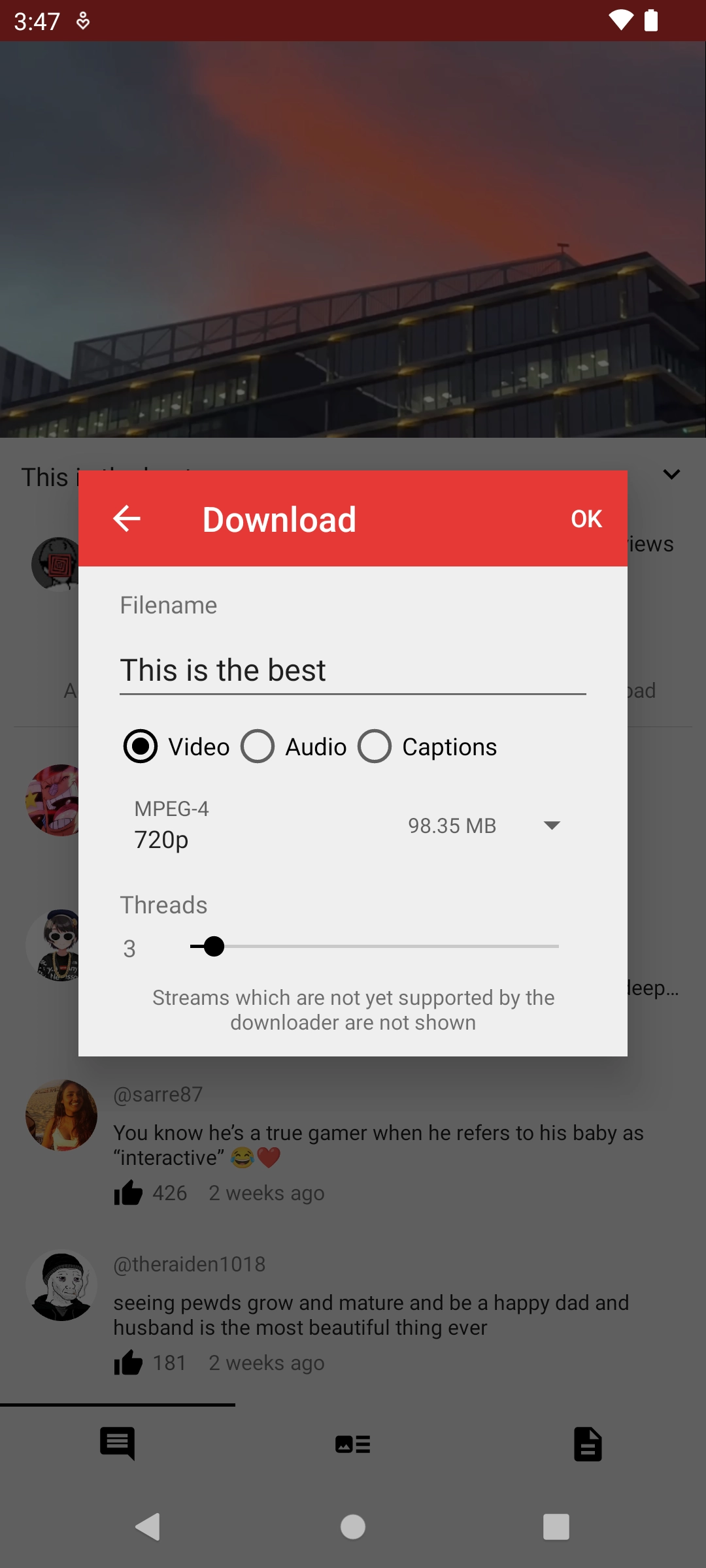NewPipe App Screenshot 3
